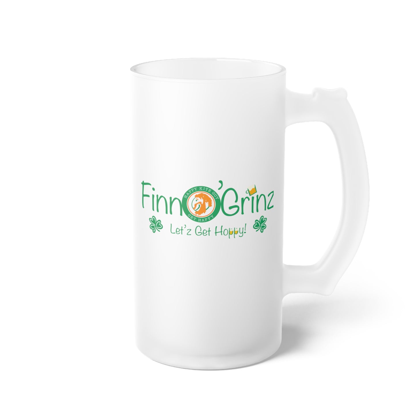 FINN | FinnO'Grinz | Frosted Glass Beer Mug
