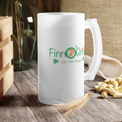 FINN | FinnO'Grinz | Frosted Glass Beer Mug